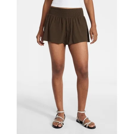 No Boundaries Smocked Waist Shorts 2’’ Inseam Women s XXS-XXL | Walmart (US)