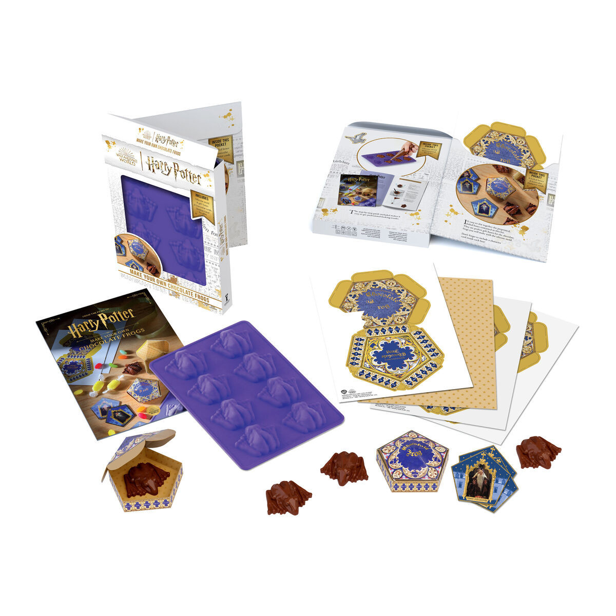 Harry Potter Chocolate Frogs Silicone Mold and Gift Box Set in Purple by World Market | World Market