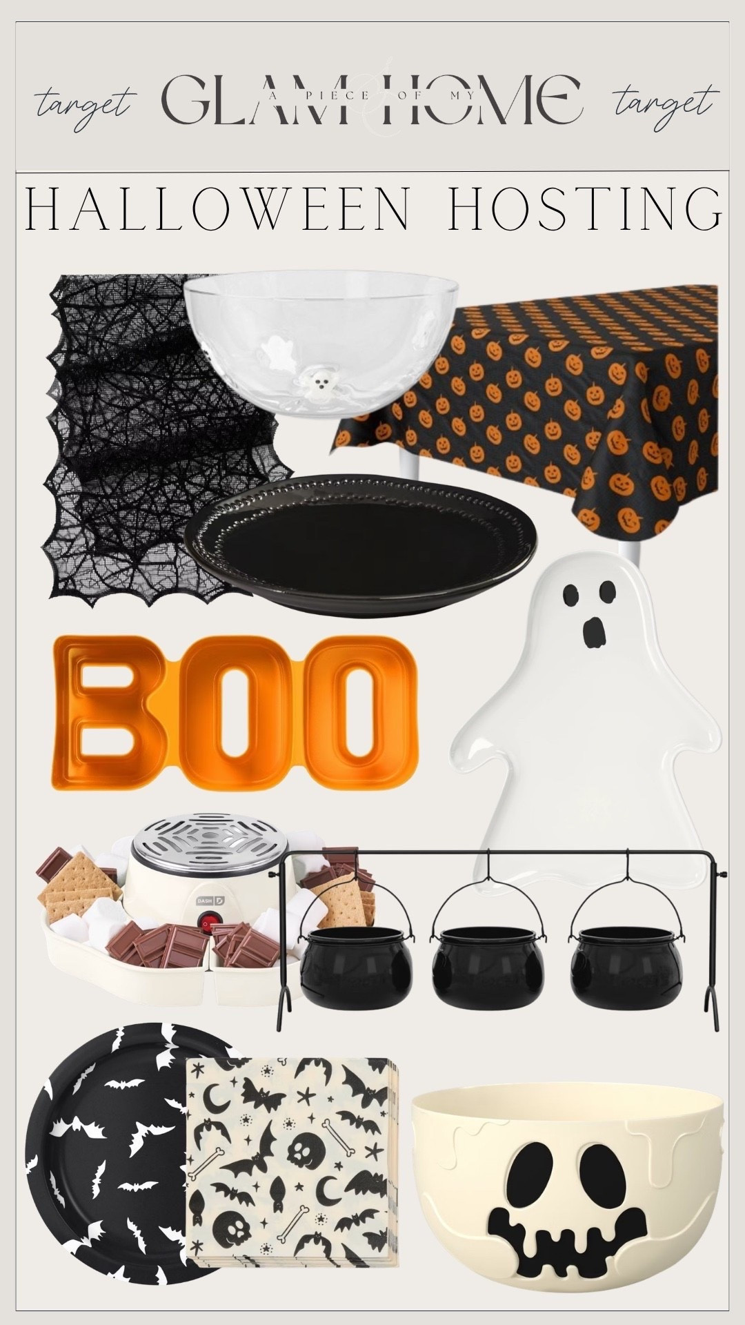 Target Halloween party essentials, Target Halloween, Target Halloween finds, Halloween party ideas, Halloween party decor, Halloween entertaining, Halloween hosting essentials, Halloween party supplies, Halloween decorations, Halloween table decor, Halloween tablescape, spooky party decor, cute Halloween party, Halloween food ideas, Halloween serving essentials, Halloween serveware, Halloween drinkware, Halloween snacks, Halloween appetizers, Halloween candy, Halloween party favors, Halloween entertaining ideas, Halloween home decor, Halloween 2026, fall entertaining, Target finds, affordable Halloween decor, budget friendly Halloween, Halloween hosting, spooky season essentials