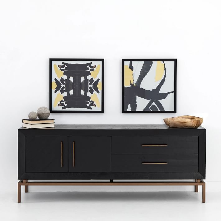 Alexa Burnished Media Console (64.5") | West Elm (US)