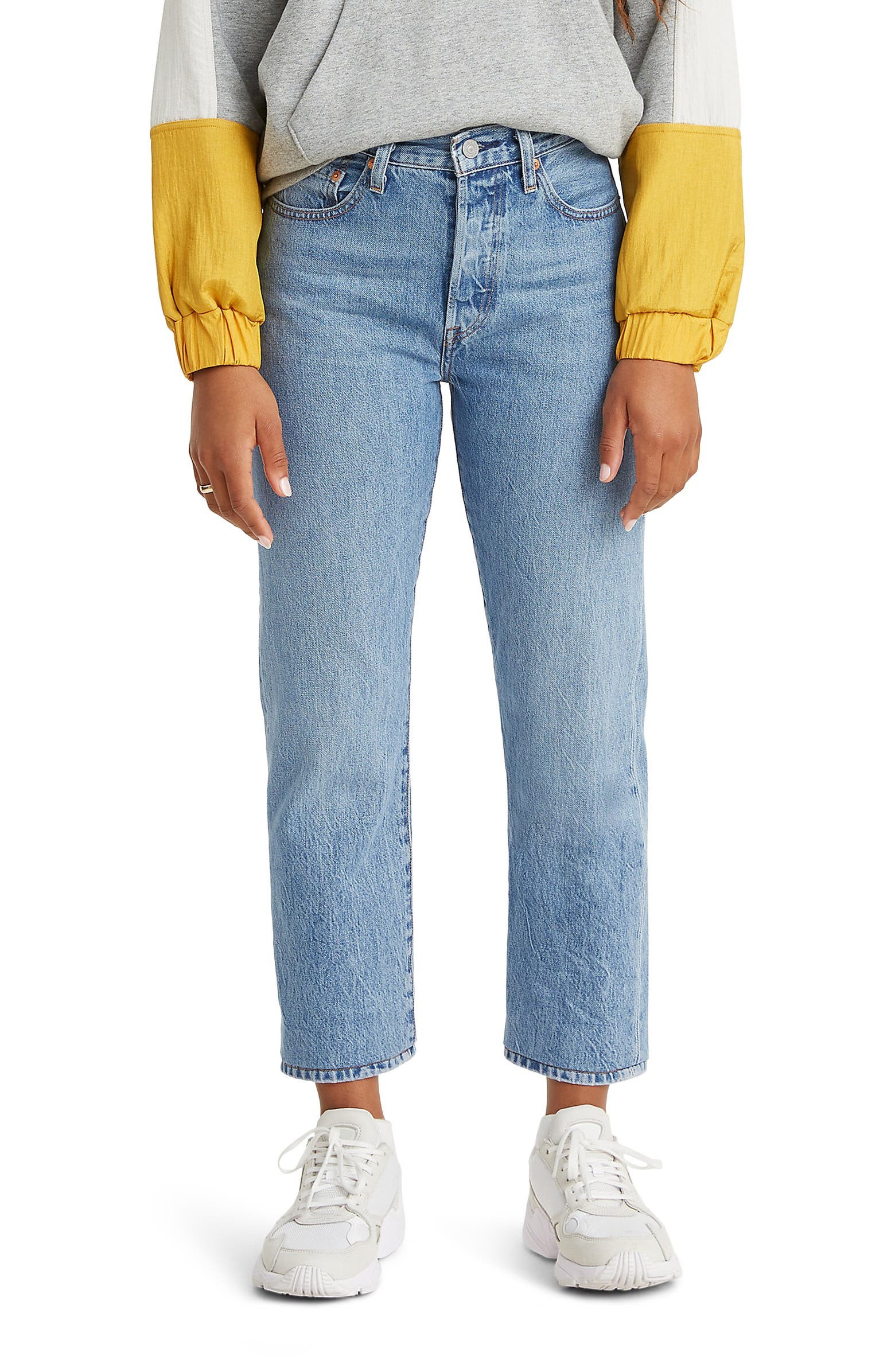 Levi's® 501® High Waist Crop Straight Leg Jeans (Jokes on You) | Nordstrom | Nordstrom
