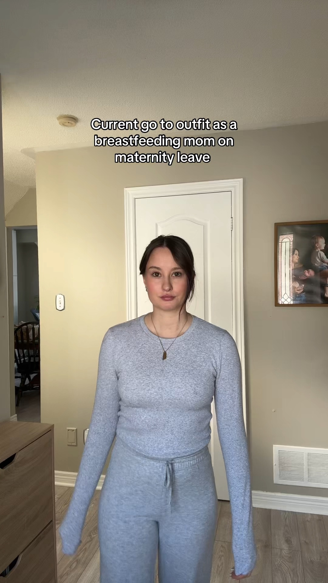 Current go to outfit as a breastfeeding mom on maternity leave #motherhood #momfashion #breastfeedingfriendly #loungeset 

#LTKmaternity #LTKwinter #LTKcanada