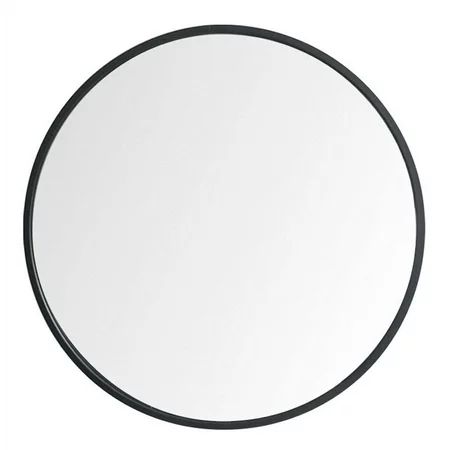 24” Wall Mirror Round Shape Bathroom Mirror Metal Frame Wall Mounted Vanity Mirror Entry Mirror Blac | Walmart (US)