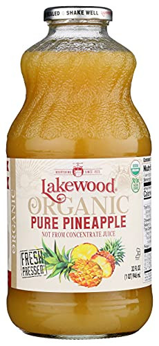 Lakewood Pure Pineapple, Fresh Pressed, 32 Fl Oz (Pack of 6) | Amazon (US)