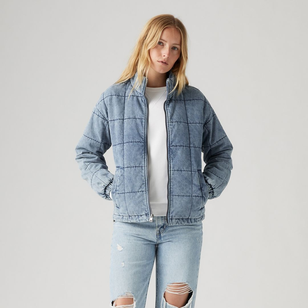 Levi's Box Quilted Relaxed Cotton Jacket - Women's XS | Levi's US