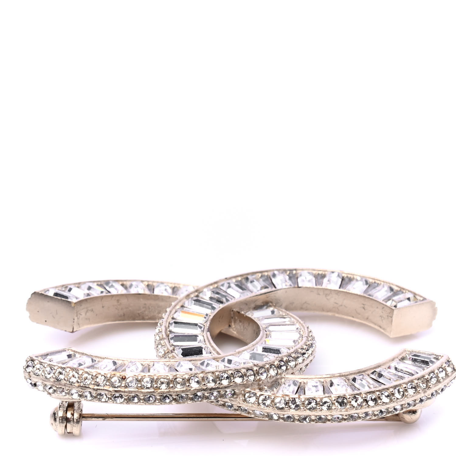 CHANEL

Baguette Crystal CC Brooch Light Gold | Fashionphile