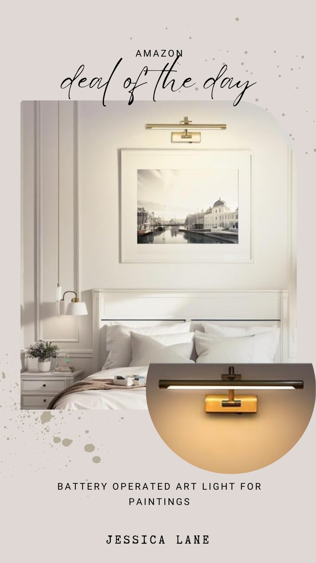 Highlight your favorite artwork with this battery operated art light. This wireless solution makes it easy to illuminate paintings without the need for complex wiring.#homelighting #artdecor #amazonfinds #interiordesign

#LTKSaleAlert #LTKHome