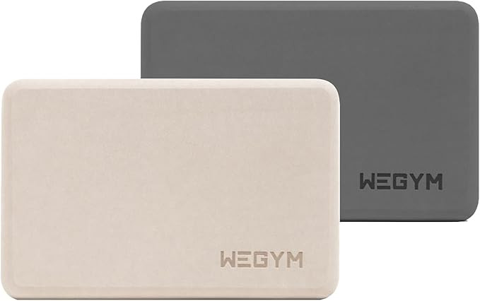 Yoga blocks with Anti-Slip, Comfortable Grip, Sturdy Sides for Secure Workouts at Home, for Yoga,... | Amazon (US)