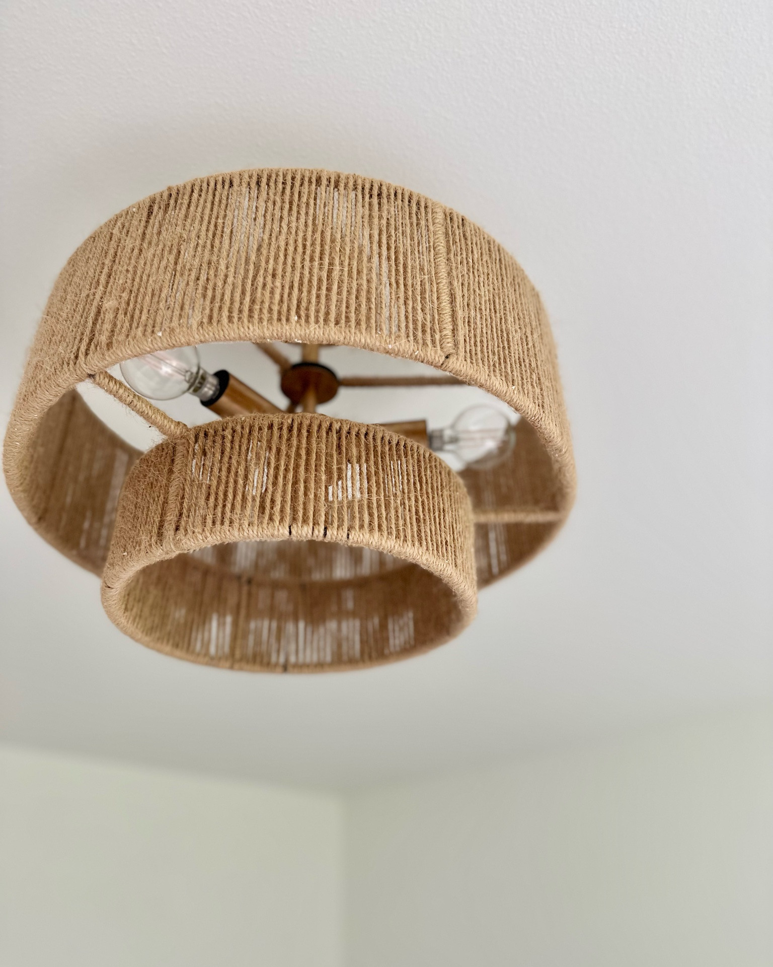 Rattan semi flushmount light fixture + bulbs! Great for a lower bedroom ceiling or entryway. 

Bedroom lighting, light fixtures, home design, lights, neutral, textured, modern coastal

#LTKHome #LTKSaleAlert