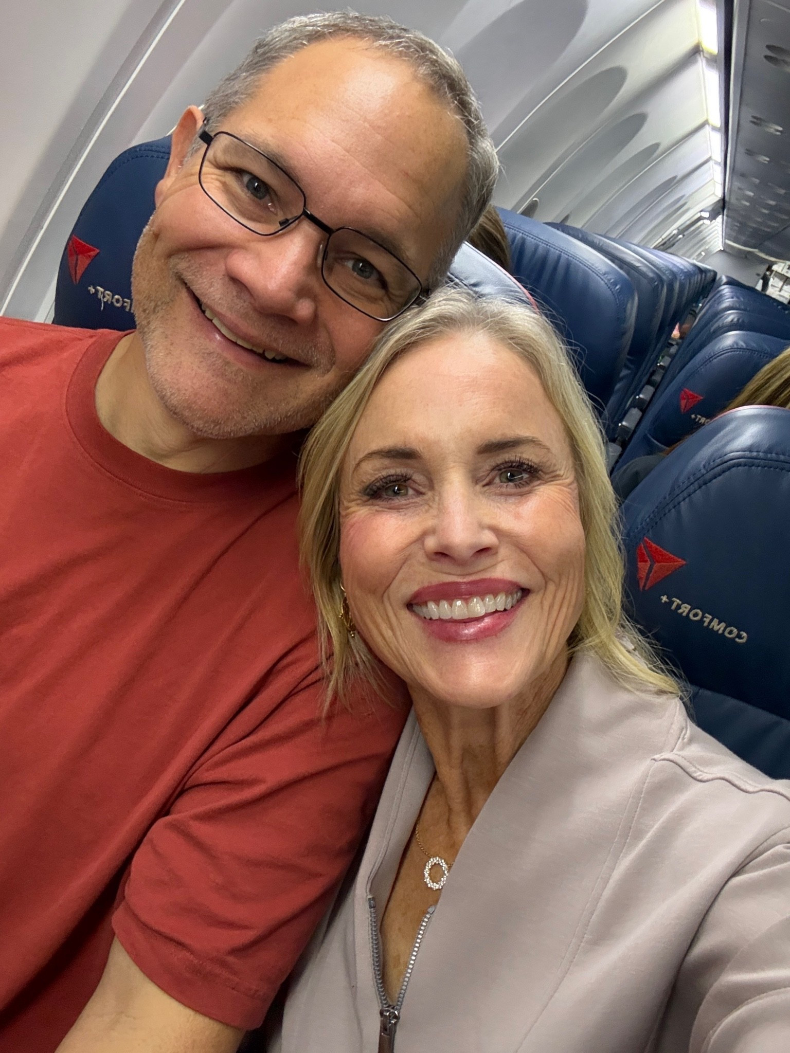 Early morning flight to Maine calls for a comfy @Spanx jumpsuit. Wearing a medium regular length.

#LTKootd #LTKOver40 #LTKTravel
