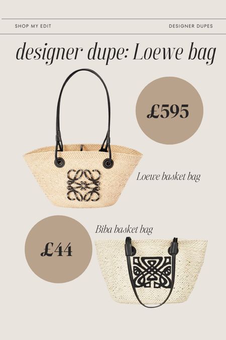 Designer dupe: Loewe bag 🤍 #designerdupe #summerbag 

#LTKbag #LTKstyletip #LTKsummer