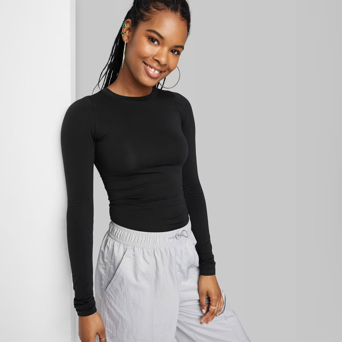 Women's Long Sleeve Seamless Shirt - Wild Fable™ | Target