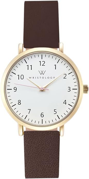 Wristology 29 Styles Mini Numbers Watch Leather Band - Interchangeable Genuine Leather Strap - Ea... | Amazon (US)