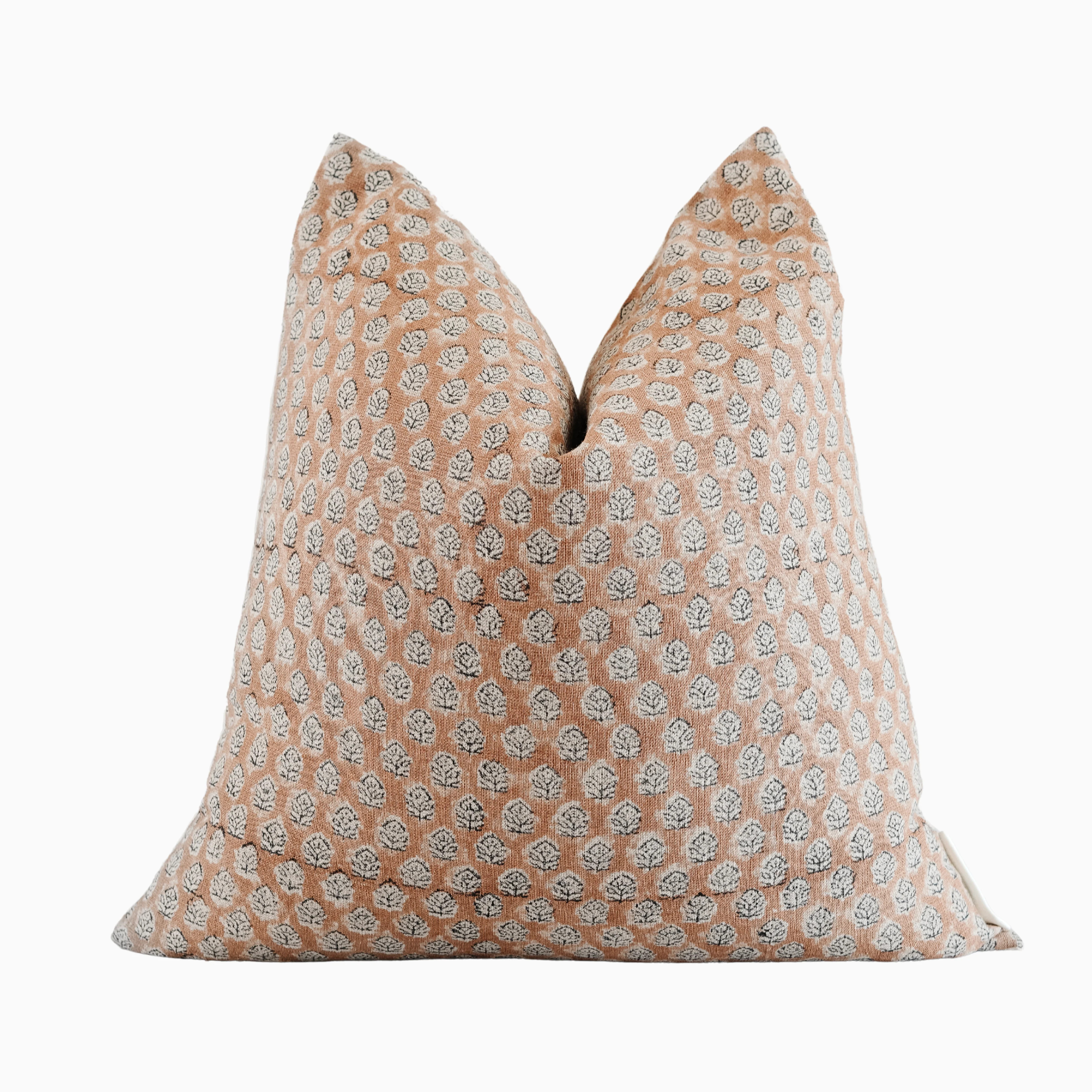 AFOLABI- Indian Hand Block Linen Pillow cover | Ruffled Thread