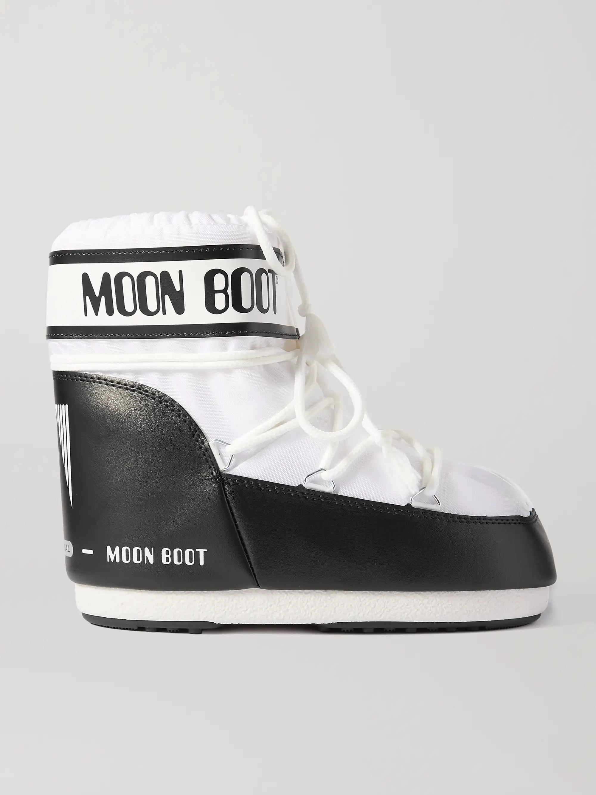 Icon Low shell and faux leather snow boots | NET-A-PORTER (UK & EU)