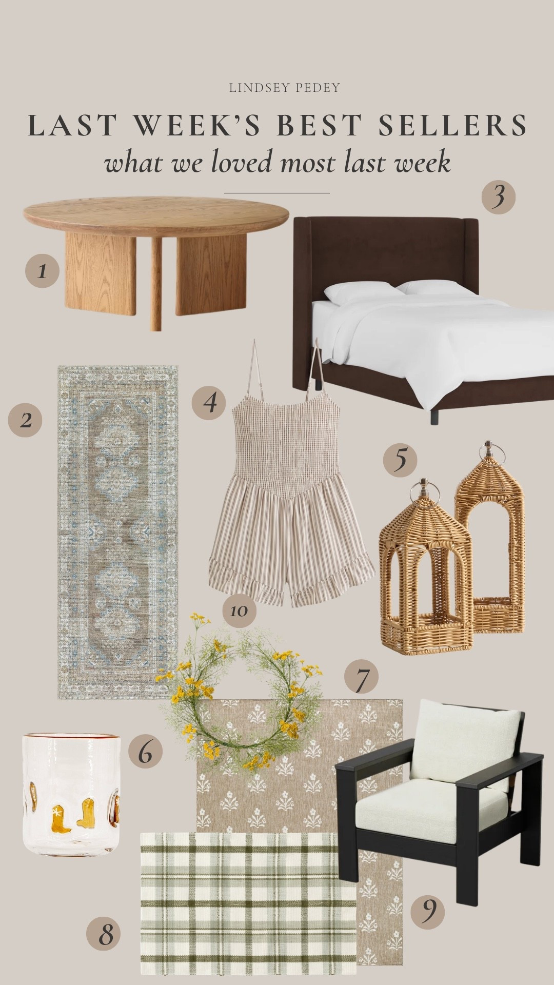 Last weeks top sellers!

Quince furniture, Wayfair, bed, coffee table, Abercrombie, runner, Walmart summer, tablet decor, Walmart rugs, outdoor

#LTKSeasonal #LTKHome