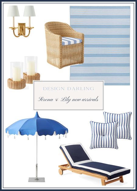 Serena & Lily new arrivals — lots of blue and white stripe home decor! 💙

#LTKFind #LTKhome #LTKSeasonal