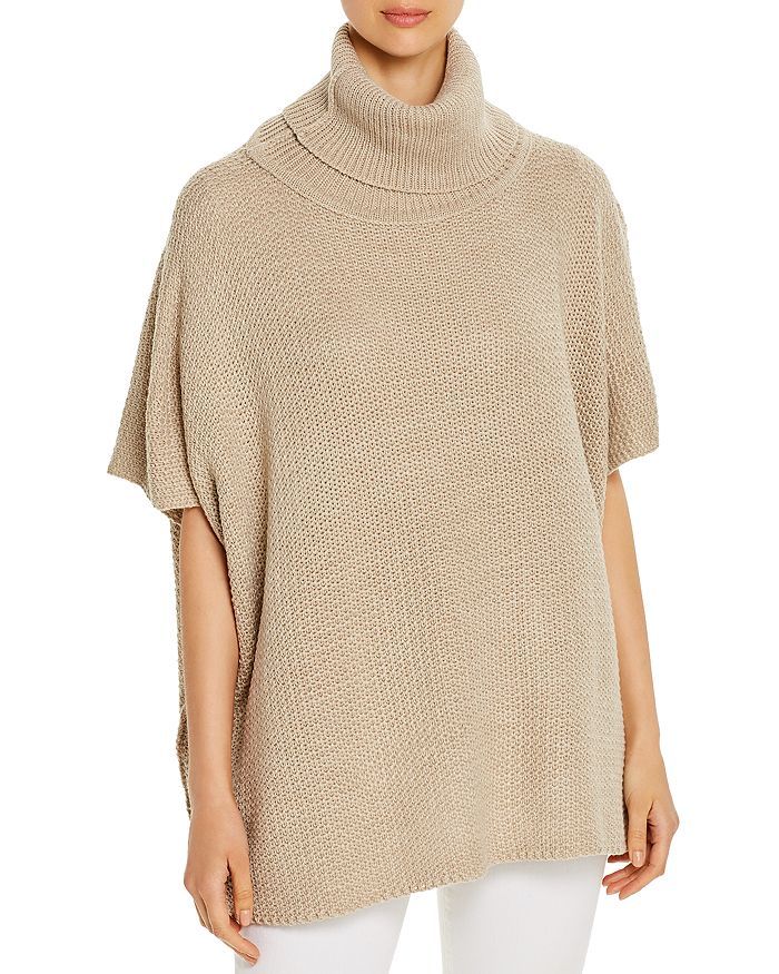 Textured Turtleneck Poncho, Holiday Party, Holiday Party Outfit Casual, Casual Holiday Party Outfit  | Bloomingdale's (US)