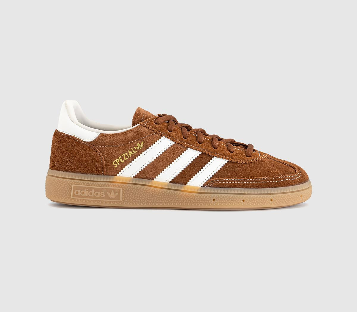 Adidas Womens Handball Spezial Trainers Dusky Bronze Offwhite Gum Multi, 9.5 | Office Shoes (UK)