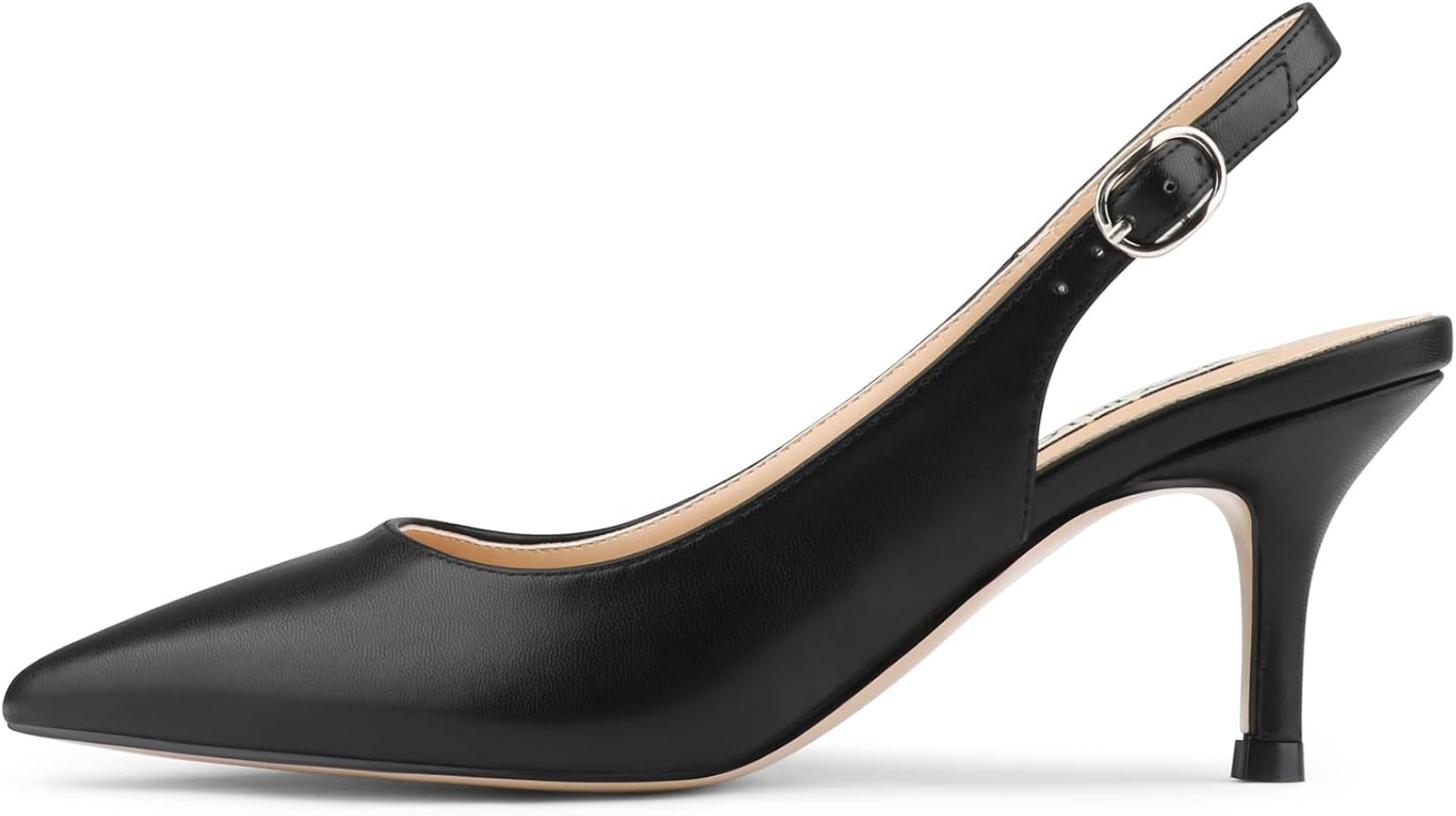 JOY IN LOVE Slingback Kitten Heels for Women Closed Pointed Toe Pumps Dress Shoes | Amazon (US)