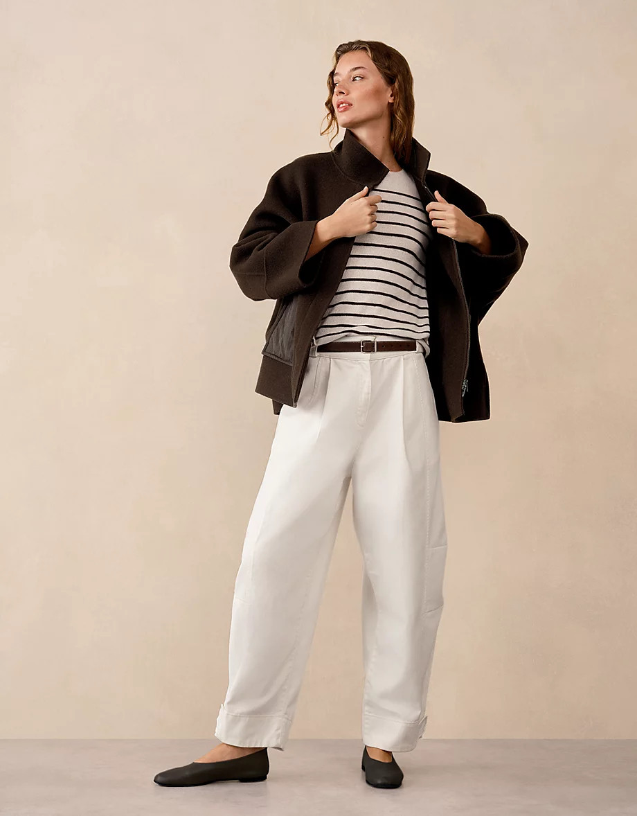 Casual Balloon Trousers | The White Company UK & ROW