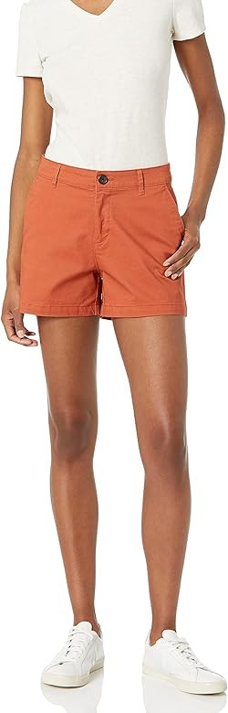Amazon Essentials Women's 3.5 Inch Inseam Chino Short | Amazon (US)