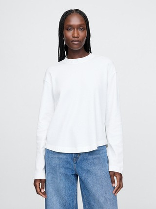 Oversized Waffle T-Shirt | Gap (US)
