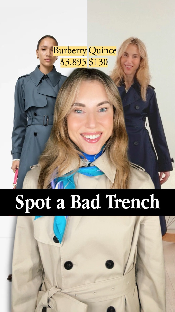 Trench coats with the gun flap handled correctly: on the button side (left for women), doubled, or none at all. Sézane’s Scott and Quince are fitted; size up if you’re in between sizes. I’m wearing size S in all, and I’m 5’7”. Aritzia passes on Finch and the funnel-neck Hemlock, not Davis; Sézane's Jonas and Clyde are single-breasted, so not true trenches but well made. Arnaud takes style cues from Saint Laurent – love.

#LTKootd #LTKSeasonal