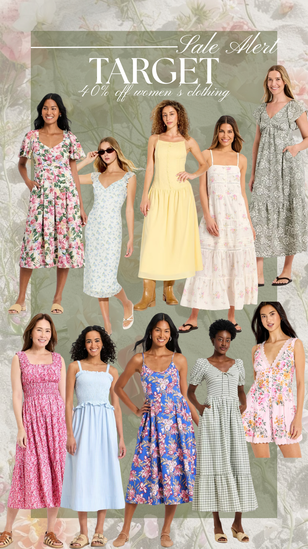 Looking for a last minute Easter outfit? Target has some of the cutest dresses that could still be available at your local store and best part? It's 40% off!

target style, easter sunday, easter outfit, easter dresses, sunday best, target dresses, spring dresses, spring fashion 

 #LTKootd #LTKSaleAlert