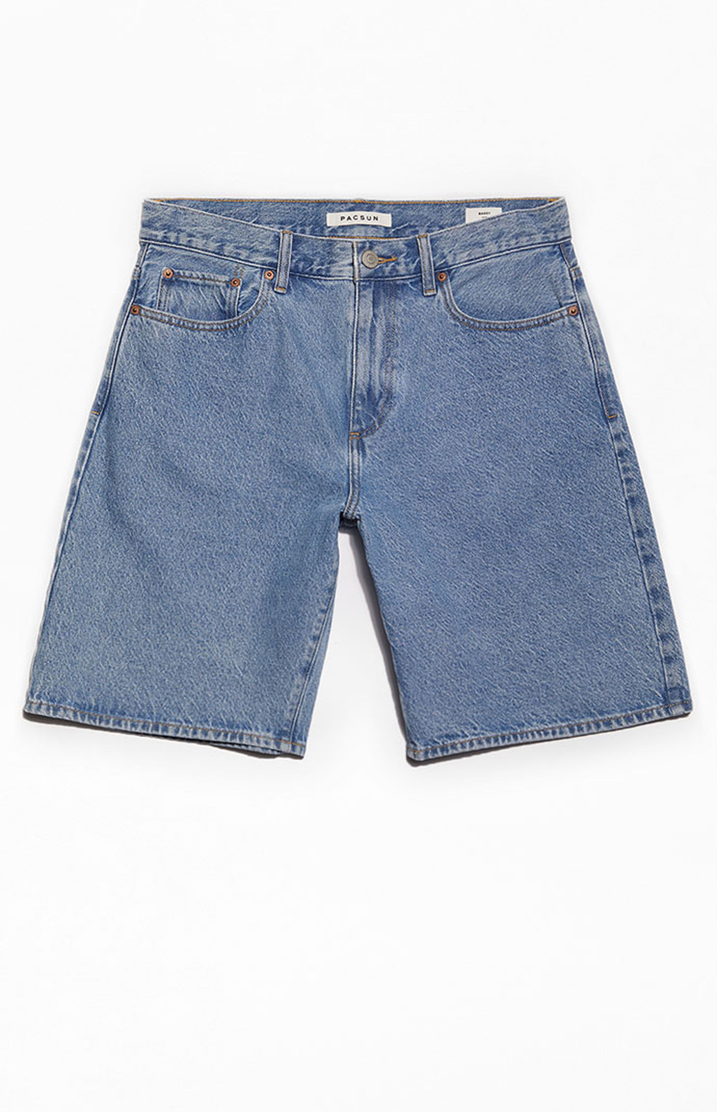 PacSun Eco Medium Blue Denim Shorts | PacSun