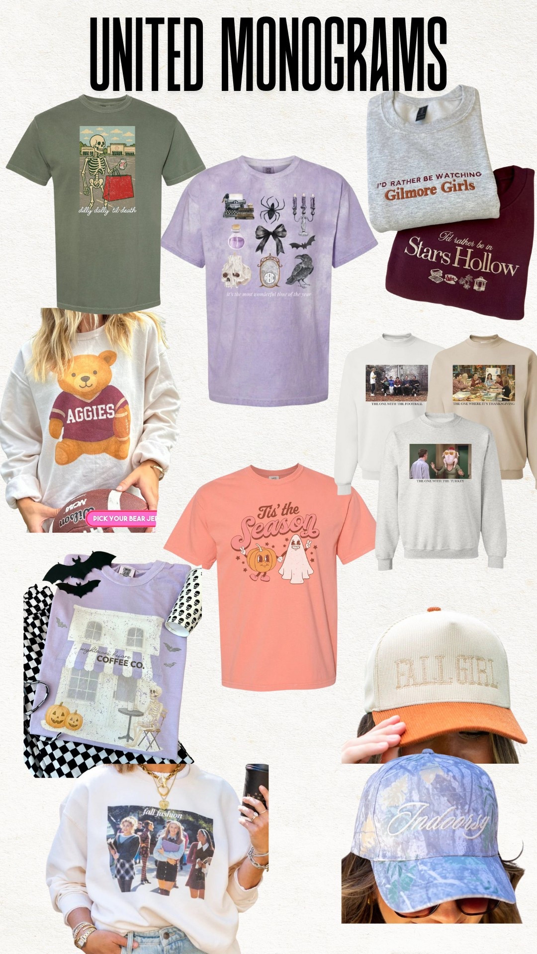 United Monograms favorites!!  Free shipping Friday (9/19) w/ code GAMEON

#LTKSeasonal #LTKSaleAlert #LTKFallSale
