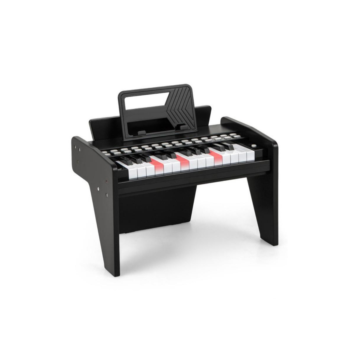 Hongge 25 Key Kids Piano Keyboard with Adjustable Speed and Volume - Black | Macy's