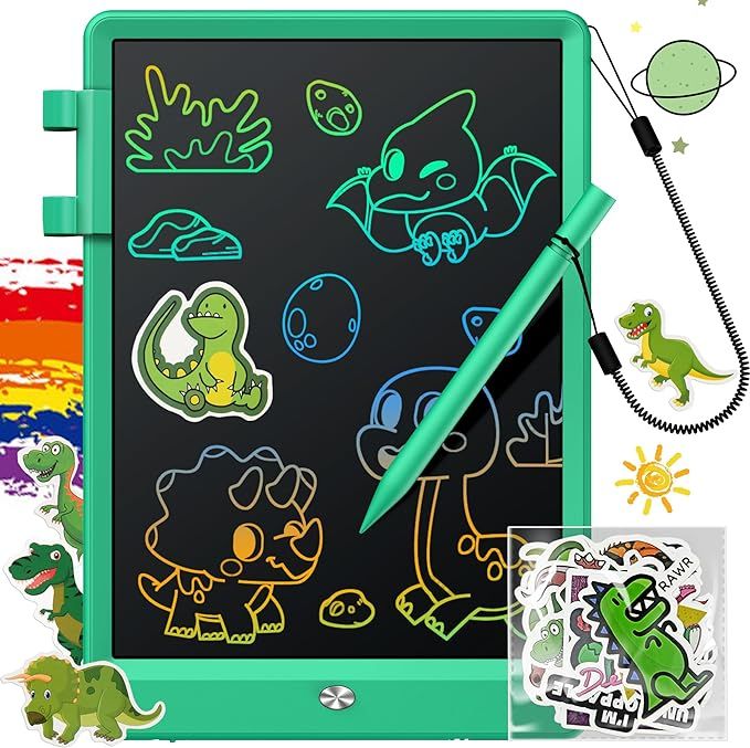 FLUESTON LCD Writing Tablet, Doodle Board Toys Gifts for 3-8 Year Old Girls Boys, 10 Inch Colorfu... | Amazon (US)