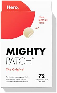 Mighty Patch™ Original patch from Hero Cosmetics – The #1 Hydrocolloid Acne Pimple Patch for ... | Amazon (US)