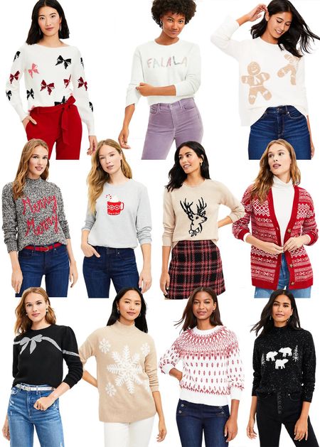 Loft has the best sweaters for the holidays! Shop Christmas sweaters for everyone on your list this year for winter and beyond. 

#LTKHoliday #LTKSeasonal #LTKunder100