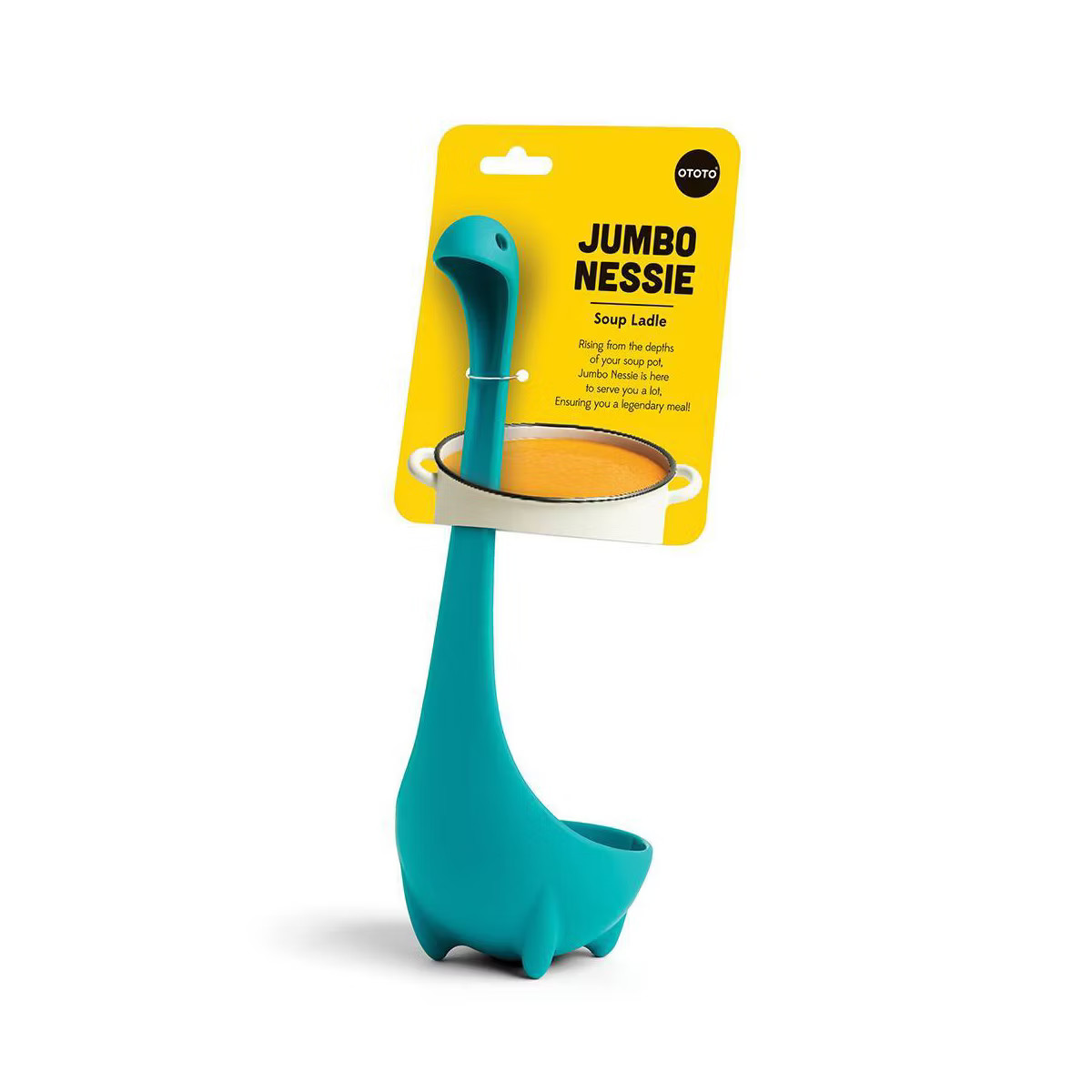 Ototo Holiday Gift Silicone Jumbo Nessie Loch Ness Ladle Turquoise | Target