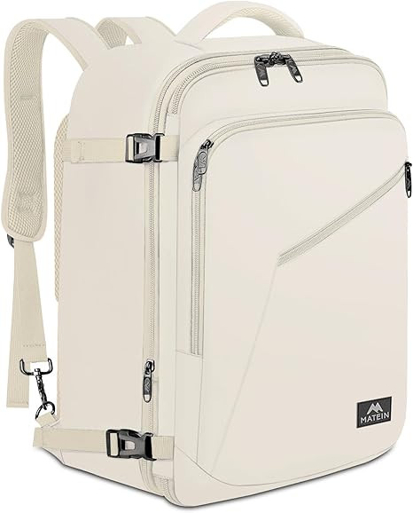 MATEIN Large Travel Backpack Women, Lightweight Carry on Backpack & Hidden Shoulder Straps, Water... | Amazon (US)