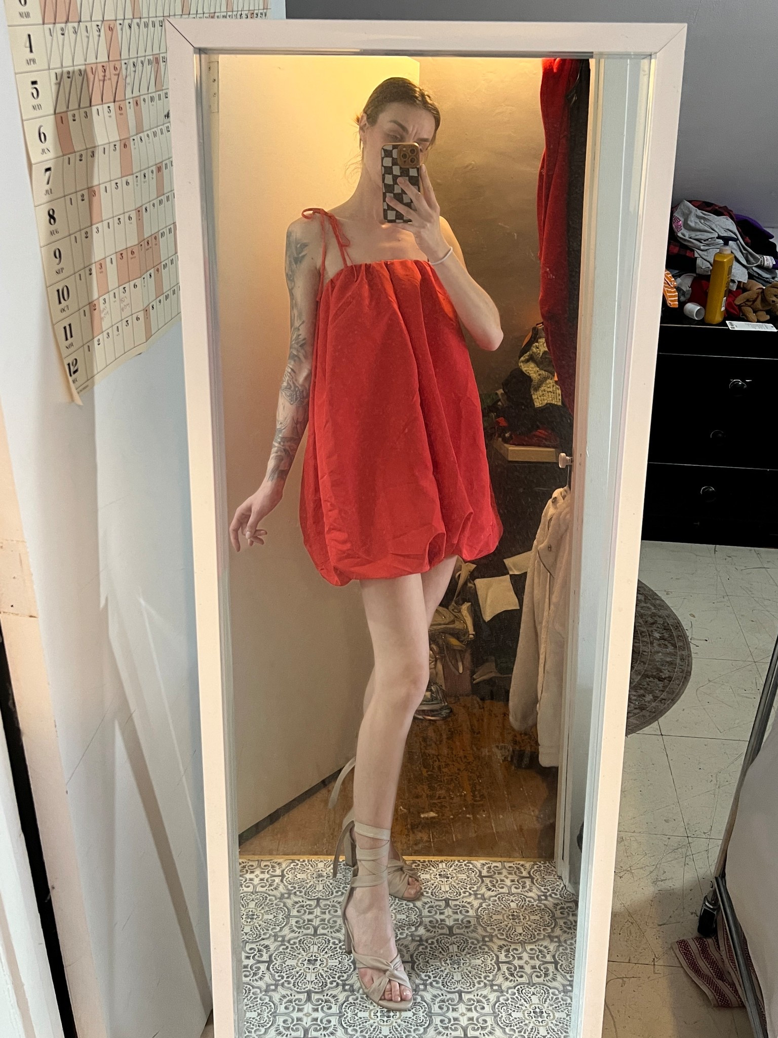 I was worried this silhouette wouldn’t work on my frame but I actually love it!
Can’t wait to style it in Vegas when I go in a few weeks! (Also tall enough with adjustable tie straps if extra length is needed!)

#LTKSummerEdit #LTKFindsUnder50 #LTKSaleAlert