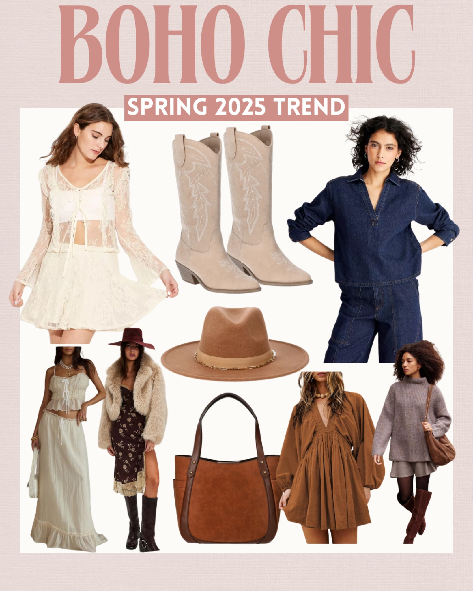 Boho chic trend for spring 2025

#LTKSeasonal #LTKFindsUnder50 #LTKMidsize