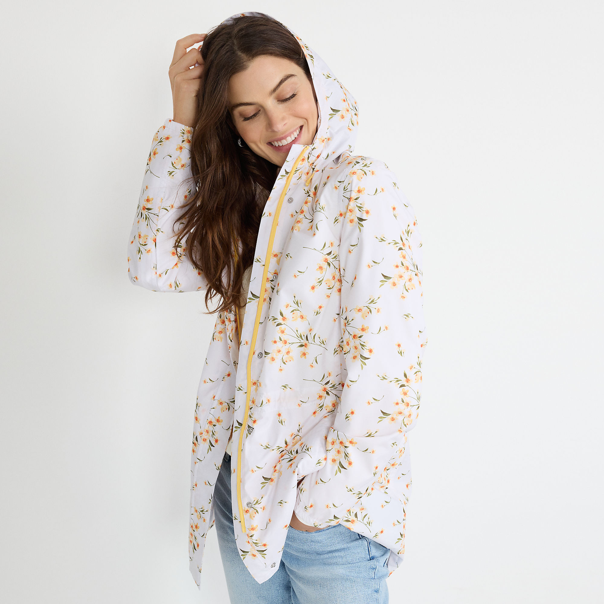 Women's Squall Packable Waterproof Raincoat | Lands' End (US)