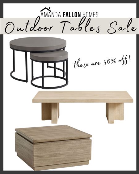 There gorgeous outdoor coffee tables are half off on sale now! Several more styles also on sale.

Outdoor table. Outdoor furniture. Patio furniture. Outdoor sale.

#potterybarn

#LTKFind #LTKhome #LTKsalealert