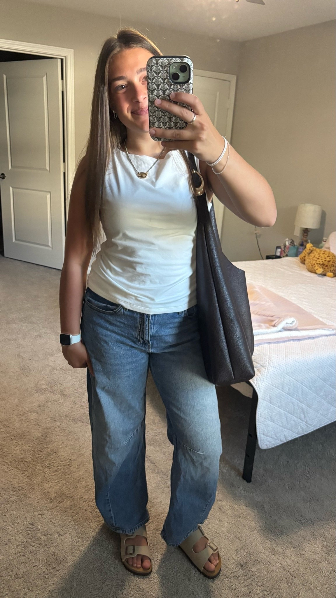 cannot go wrong with a white top and jean combo in the summer

#LTKdayinmylife #LTKootd #LTKgrwm