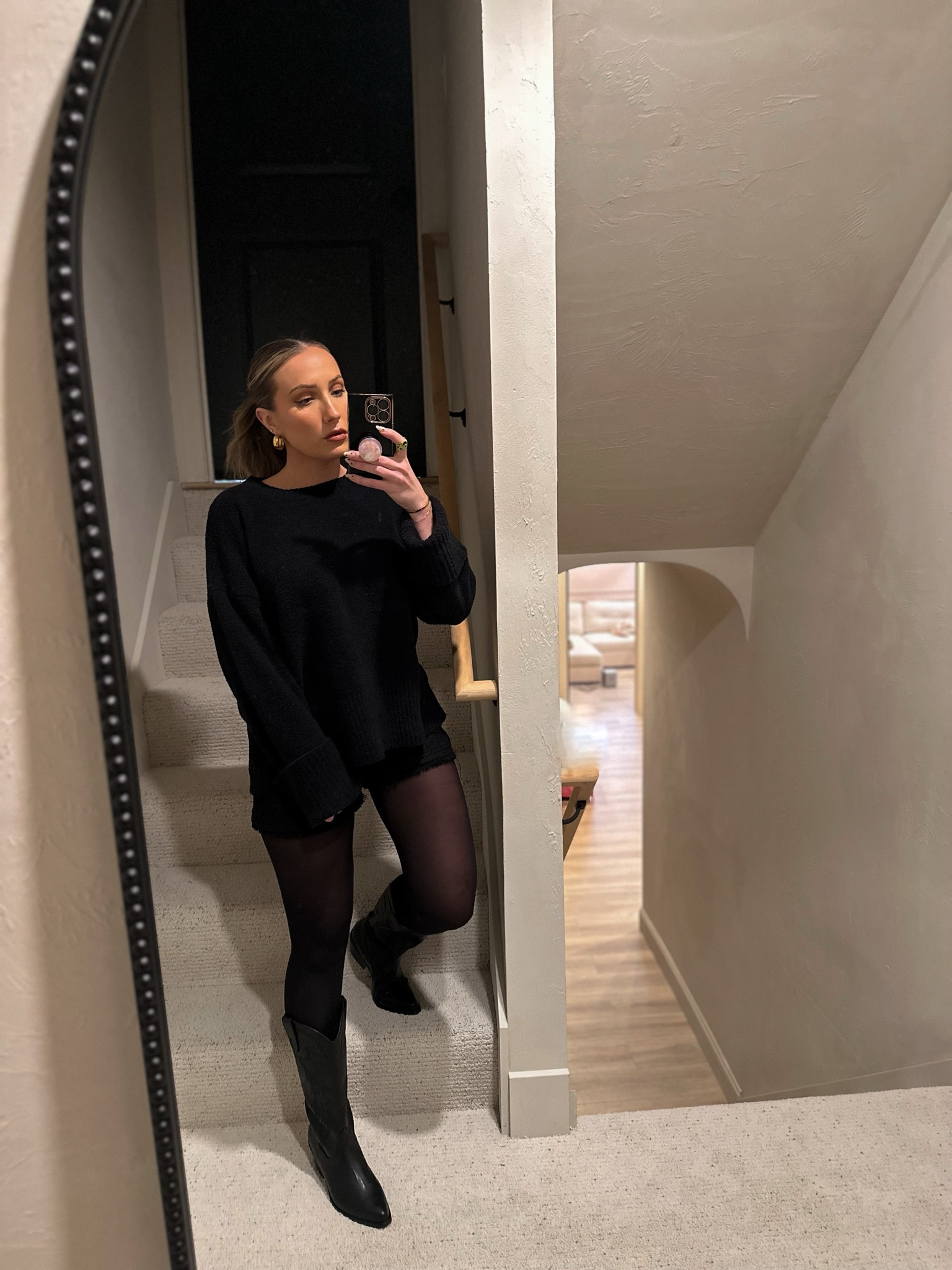 Black western boots 🖤

#LTKunder100 #LTKworkwear #LTKshoecrush