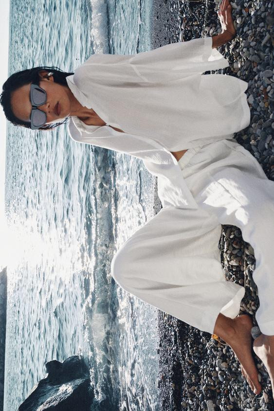 ZW COLLECTION BARREL TROUSERS | Zara UK