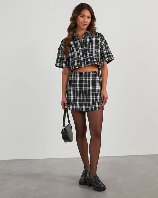 Layla Plaid Mini Skirt | VICI Collection