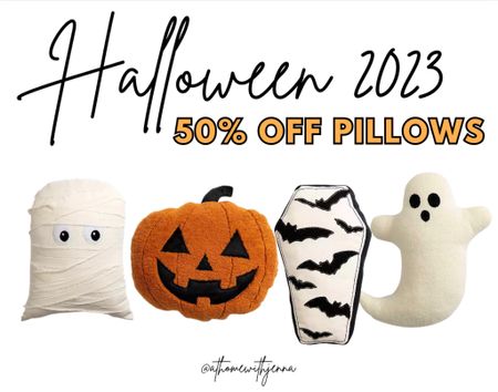 50% off Halloween throw pillows! 

#LTKhome #LTKsalealert #LTKSeasonal