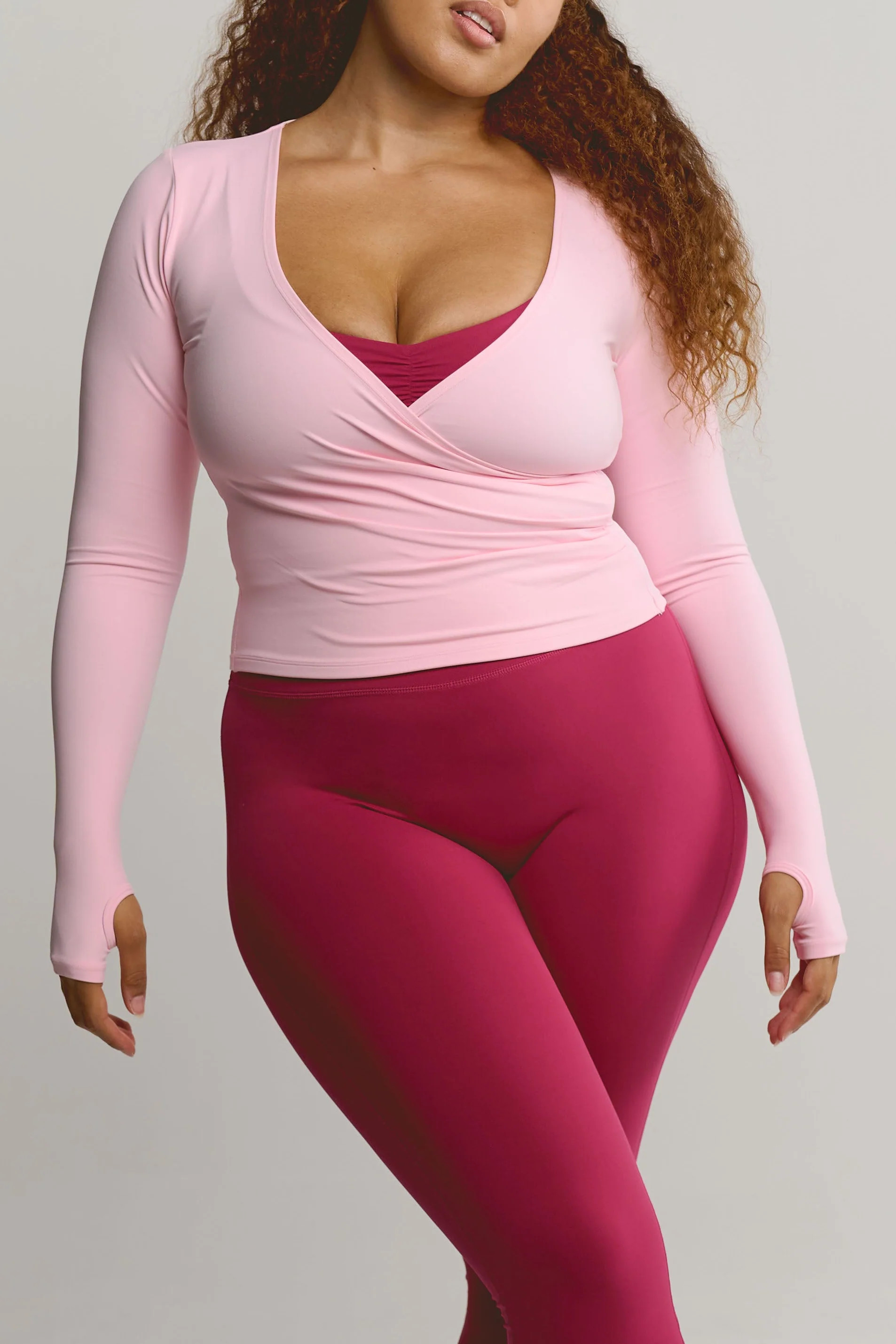 Wrap Long Sleeve Top | Lightweight Airlyte Fabric | STAX | STAX.