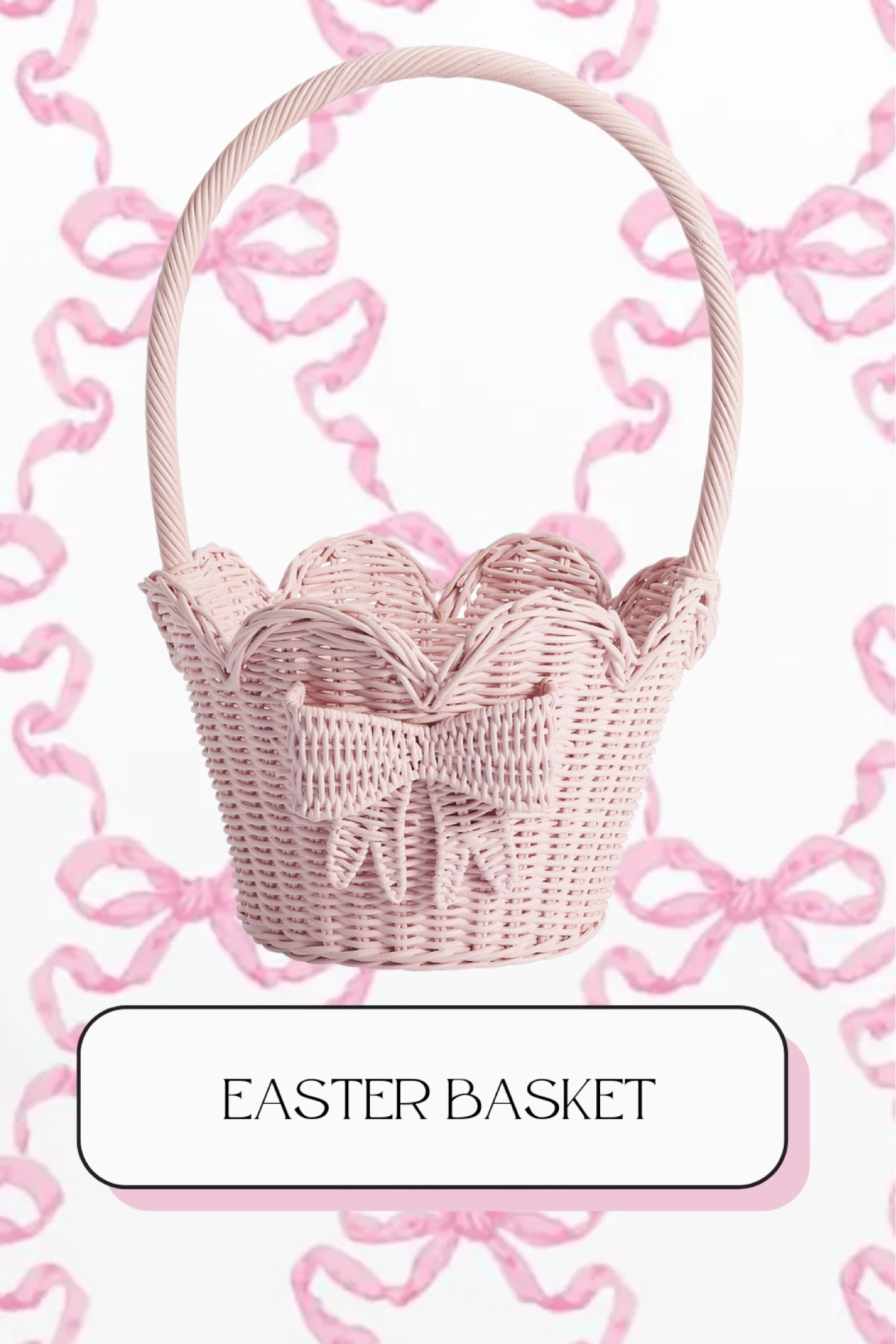 The cuuuutest scalloped rattan Easter baskets! 

#LTKKids #LTKSeasonal