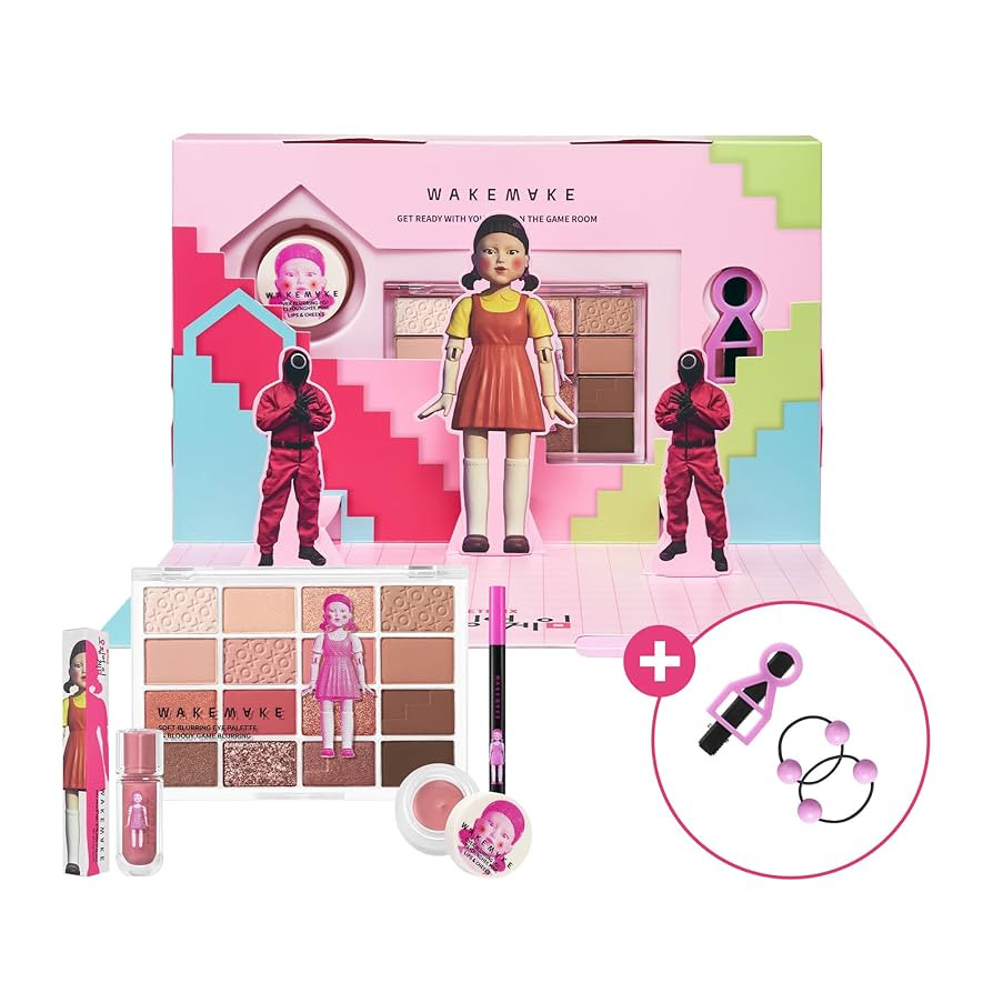WM X Netflix Squid Game Get Ready with Younghee Make up Set | Korean Make Up Set | Amazon (US)