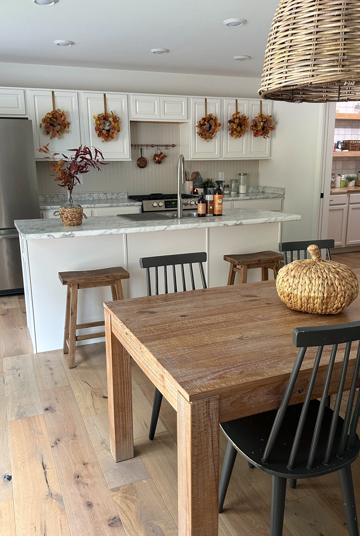 Fall kitchen. Fall kitchen wreaths. Fall wreaths. Mini wreaths. Fall mini wreaths  

#LTKSeasonal